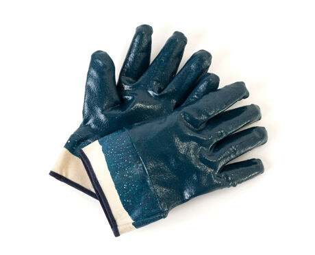 Nitrile Fully Coated Gloves, Safety Cuff- Size 10