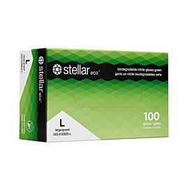 Nitrile Gloves, Green, Large -100/ Box
