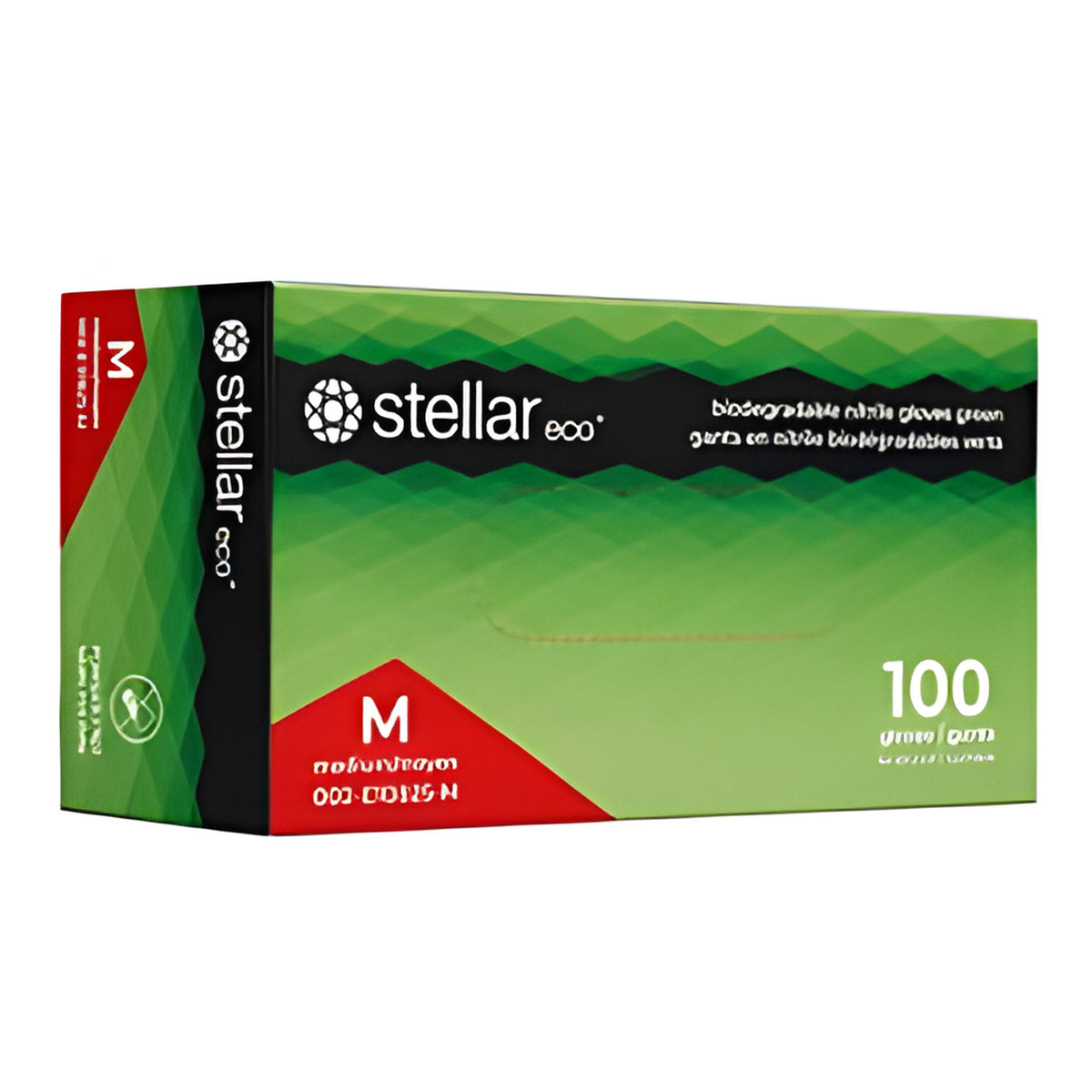 Nitrile Gloves, Green, Medium -100/ Box