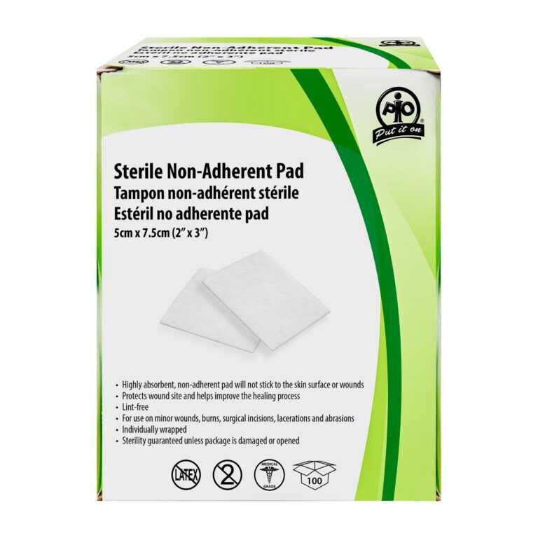Non-Adherent Pads, 5cm x 7.5cm- 100 / Box