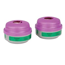 North N Series Respirator Cartridges, Ammonia/Methylamine / P100 Filter - 1 Pair