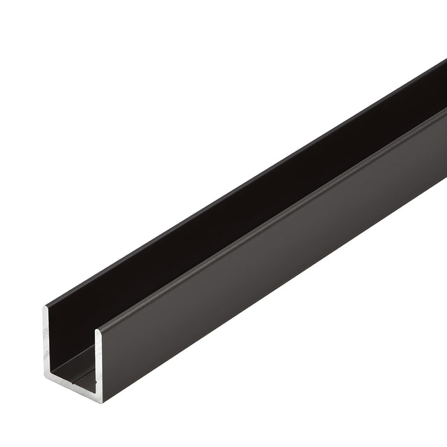 CRL Oil Rubbed Bronze 1/2" Fixed Panel Shower Door Deep U-Channel - 95"