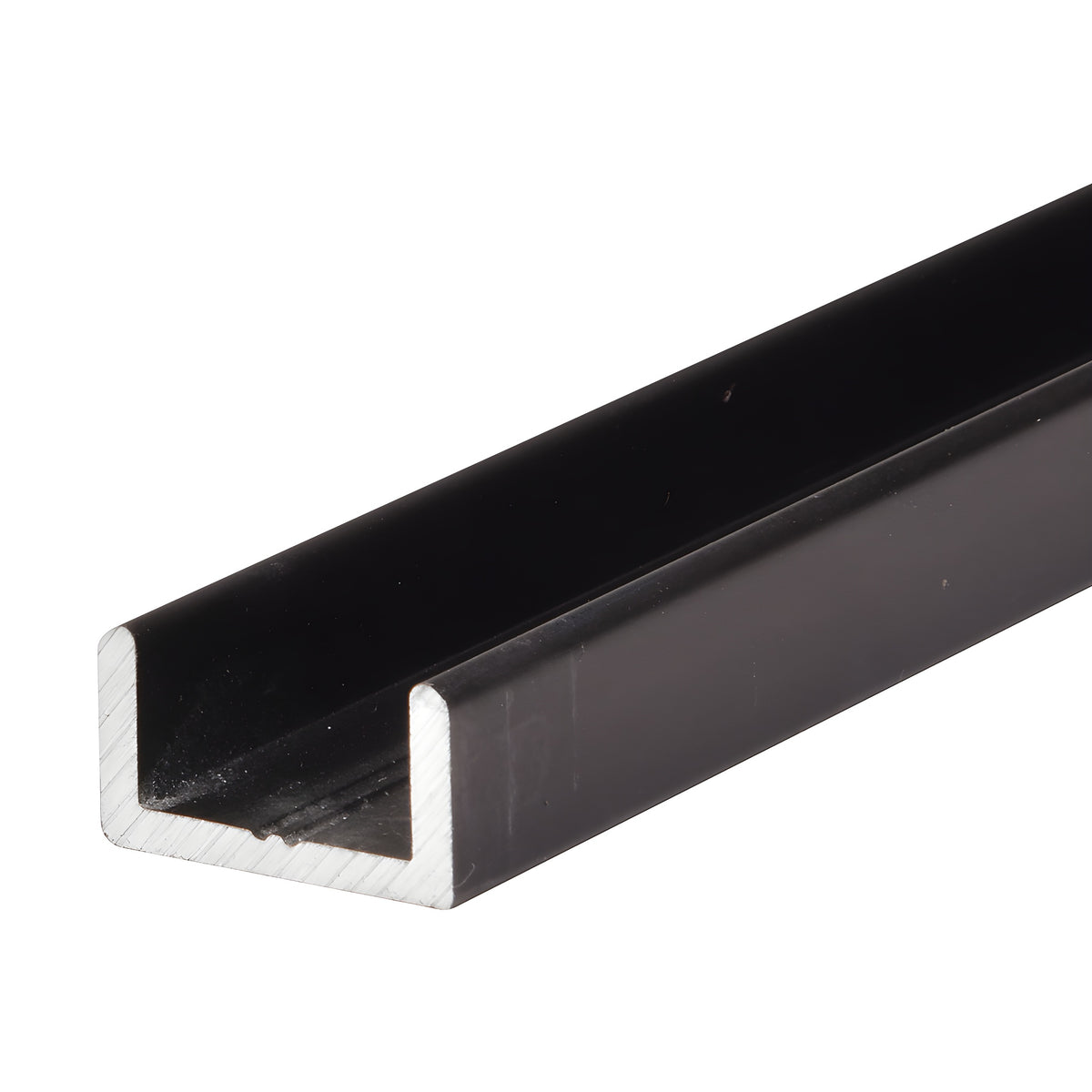CRL Oil Rubbed Bronze Frameless Shower Door Aluminum Regular U-Channel for 1/2" Thick Glass