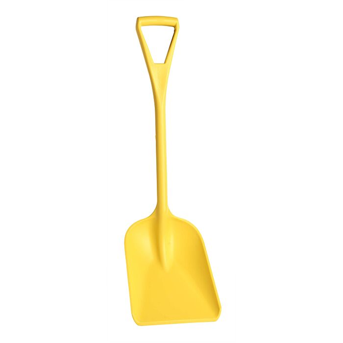 One-Piece Shovel with 10" Blade, Yellow- 1 Each