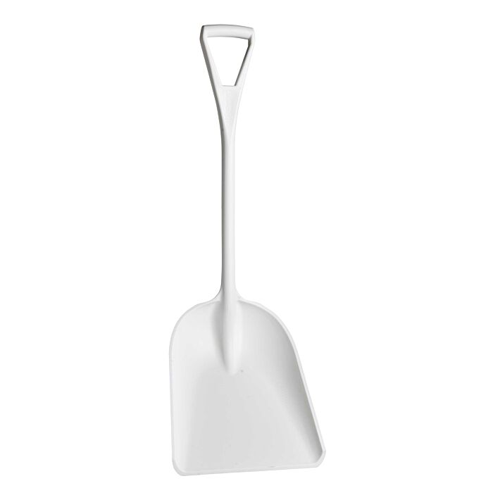 One-Piece Shovel with 14" Blade, White- 1 Each