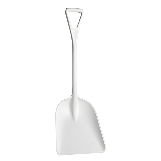 One-Piece Shovel with 14" Blade, White
