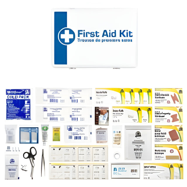 Ontario WSIB Level 1 Deluxe First Aid Kits, 6-15 People, Platic Box, P36