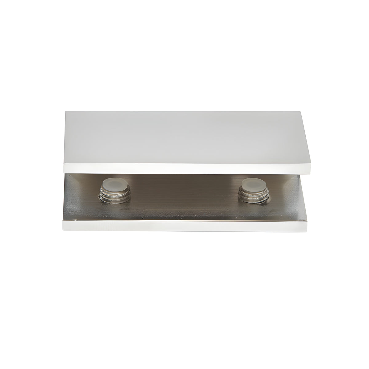 CRL Polished Chrome No-Drill Fixed Panel Glass Clamp