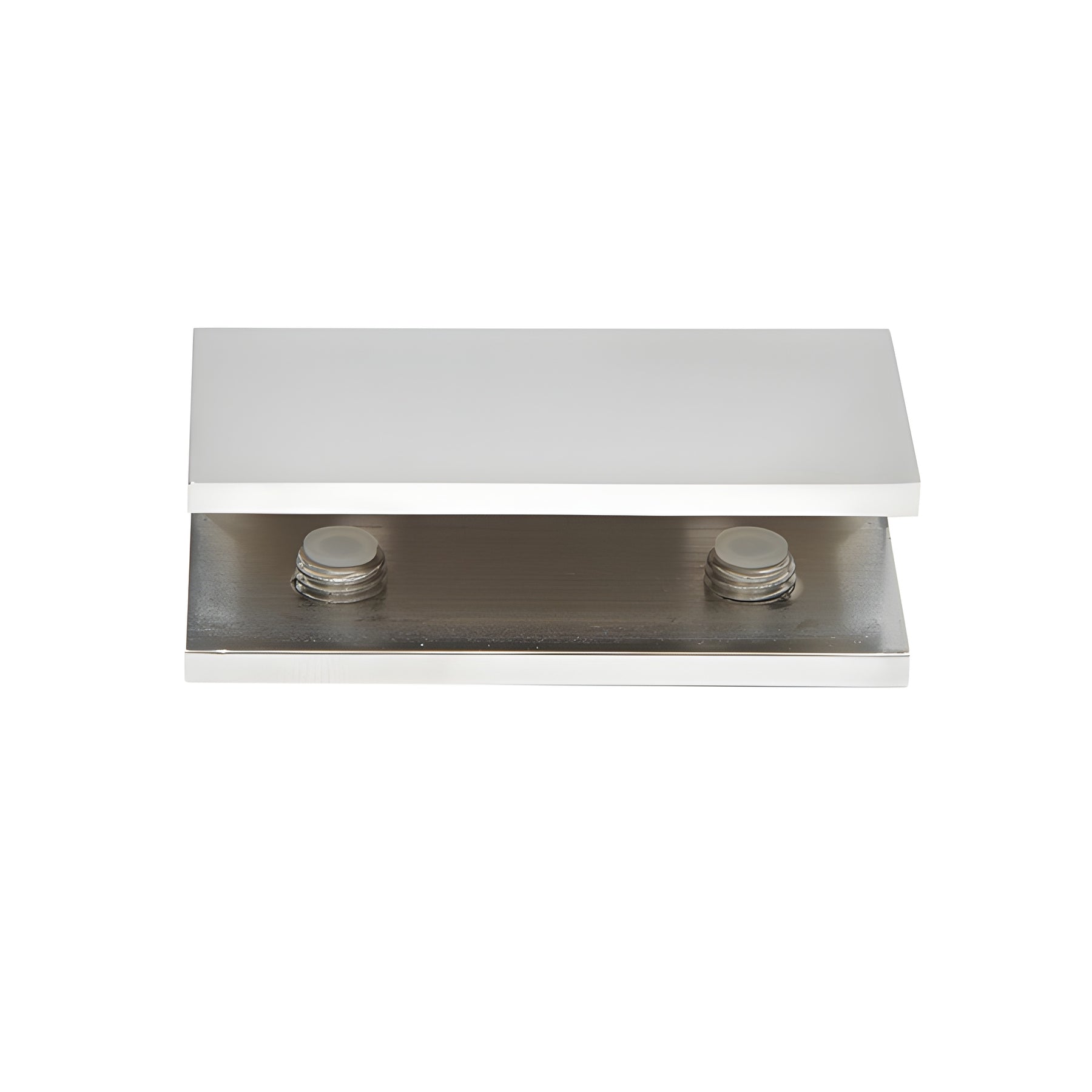 CRL Polished Chrome No-Drill Fixed Panel Glass Clamp