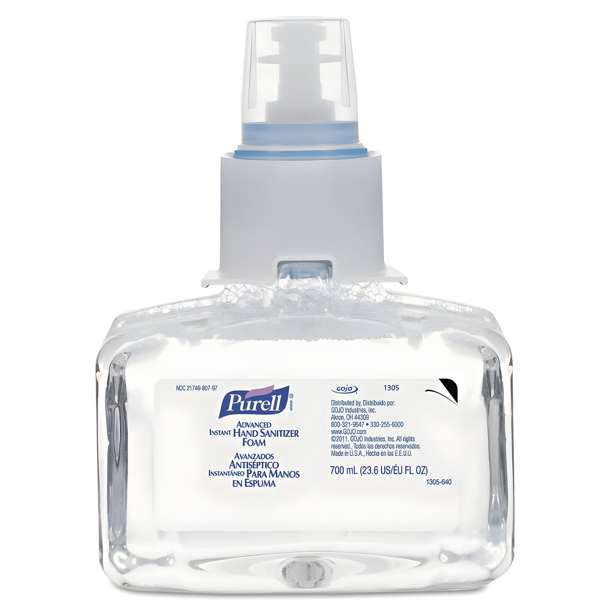 PURELL Advanced Hand Rub Refill for PURELL LTX-7 Dispenserr- 700 mL x 3 Cartridges / Case
