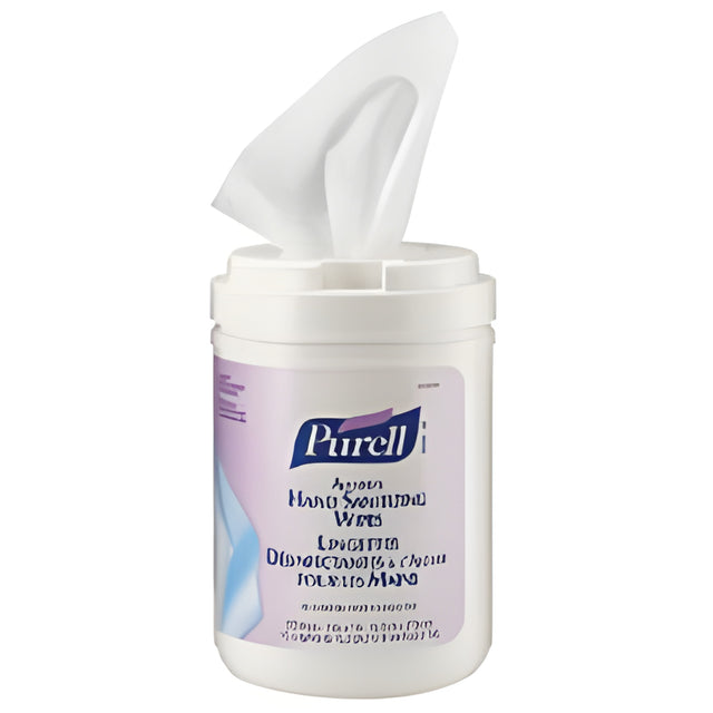 PURELL Alcohol Hand Sanitizing Wipes- 175 Wipes x 6 Cannisters / Case