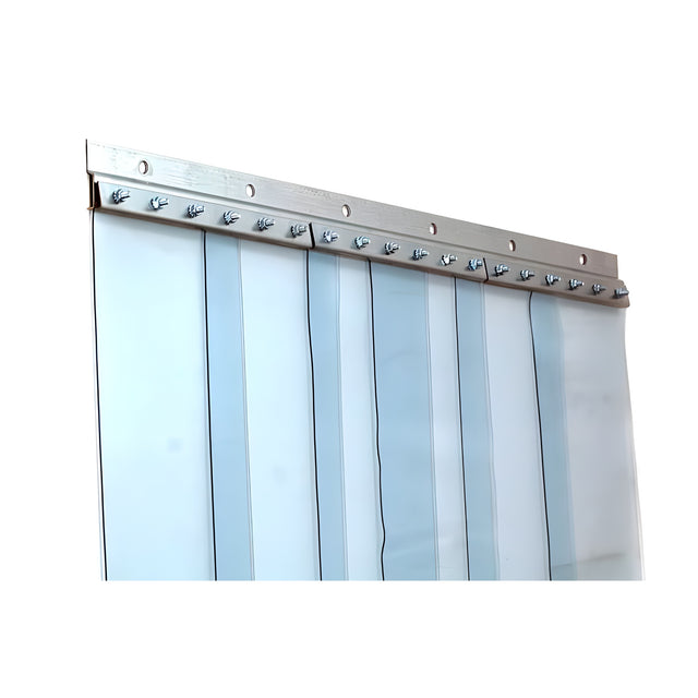PVC Strip Curtain (for low temp), 12" W, 0.120" Thick, 200' Long
