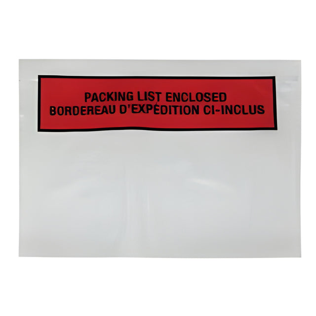 Packing Slip Envelopes, English and French, 4.5" x 5.5" – 1,000/Case