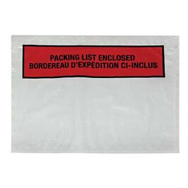 Packing Slip Envelopes, English and French, 4.5" x 5.5"- 1000 / Case
