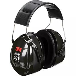 Peltor Optime 101 Series Earmuffs, Headband, 27 NRR dB - 1 Each