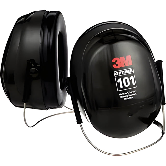 Peltor Optime 101 Series Earmuffs, Nickband, 27 NRR dB