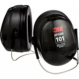 Peltor Optime 101 Series Earmuffs, Nickband, 27 NRR dB - 1 Each