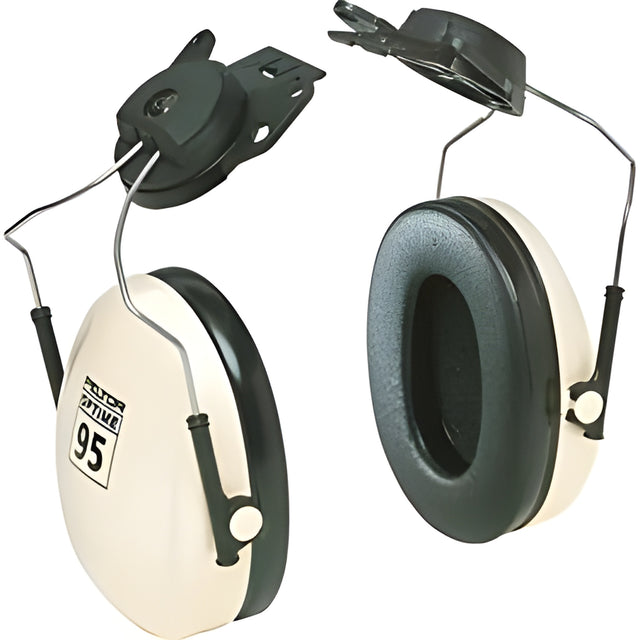 Peltor Optime 95 Series Earmuffs, Cap Mount, 21 NRR dB