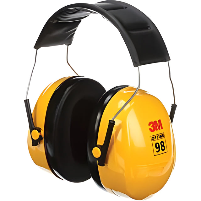 Peltor Optime 98 Series Earmuffs, Headband, 25 NRR dB