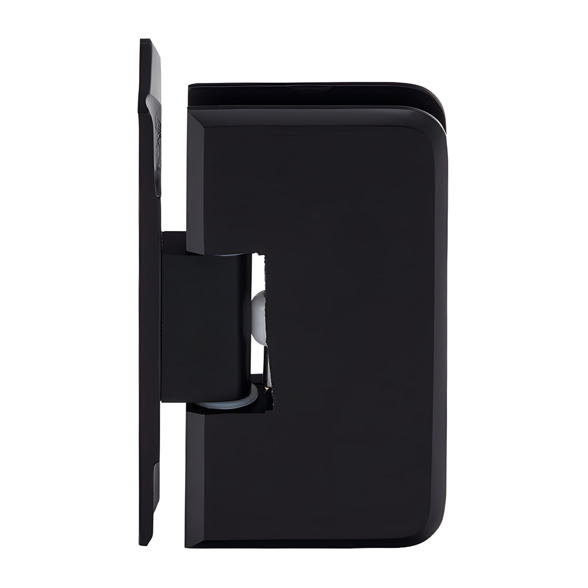 CRL Oil Rubbed Bronze Petite 044 Series Wall Mount Offset Back Plate Hinge