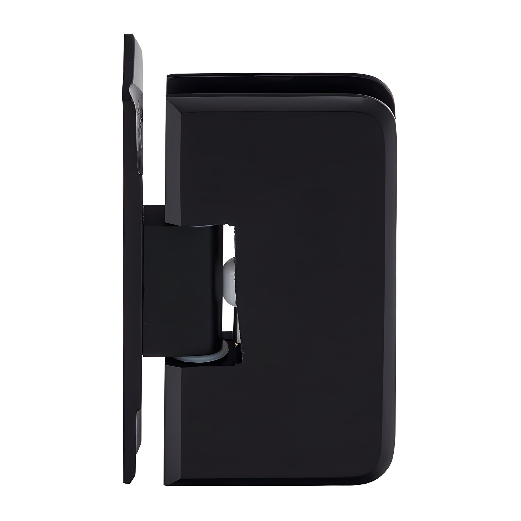 CRL Oil Rubbed Bronze Petite 044 Series Wall Mount Offset Back Plate Hinge
