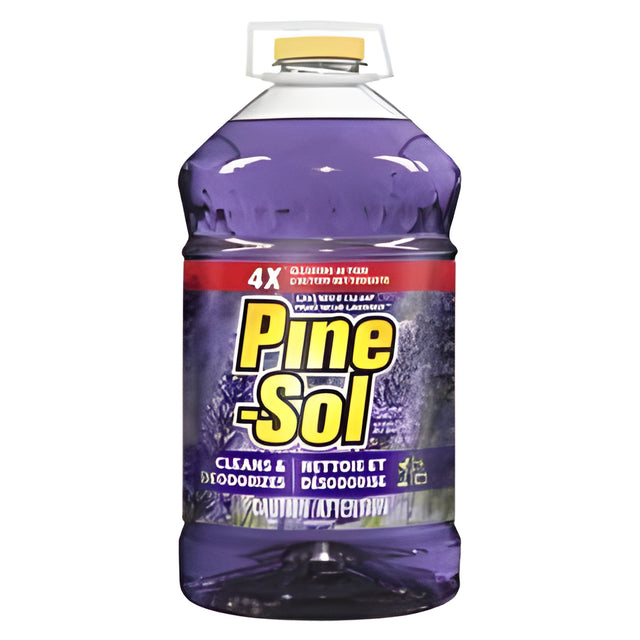 Pine-Sol Lavender Scent, Multi-Surface Cleaner, Disinfectant, Deodorizer – 4.25 L x 3 Bottles / Case