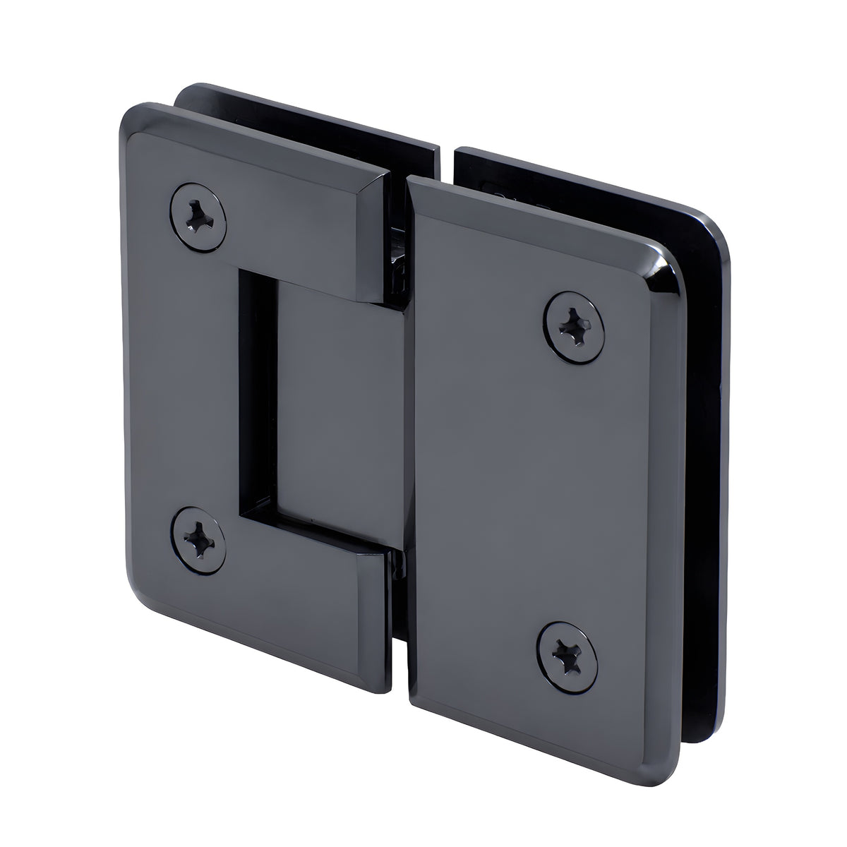 CRL Gun Metal Pinnacle 180 Series 180 Degree Glass-to-Glass Standard Hinge