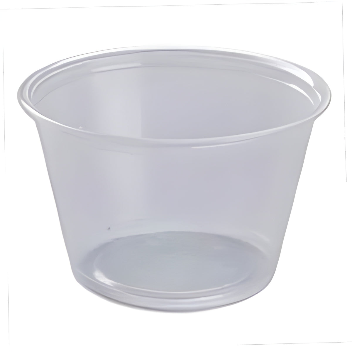 Plastic Portion Cup, Clear, 1 oz- 2,500 / Case