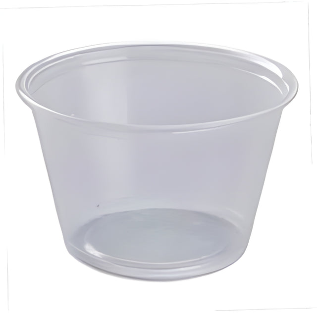 Plastic Portion Cup, Clear, 2 oz – 2,500/Case