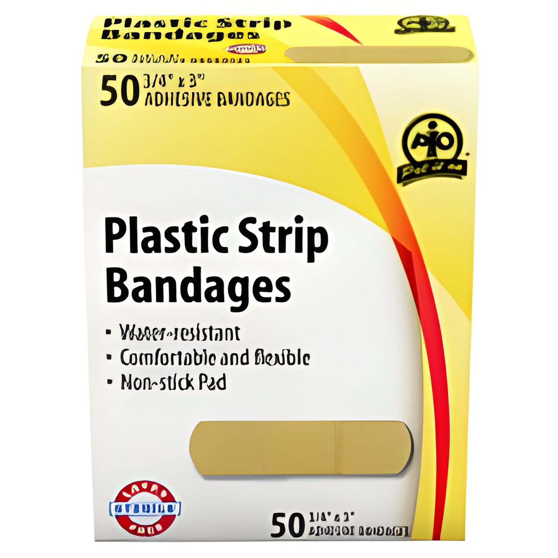 Plastic Strip Bandage, 7.5 x 2cm- 50 / Box