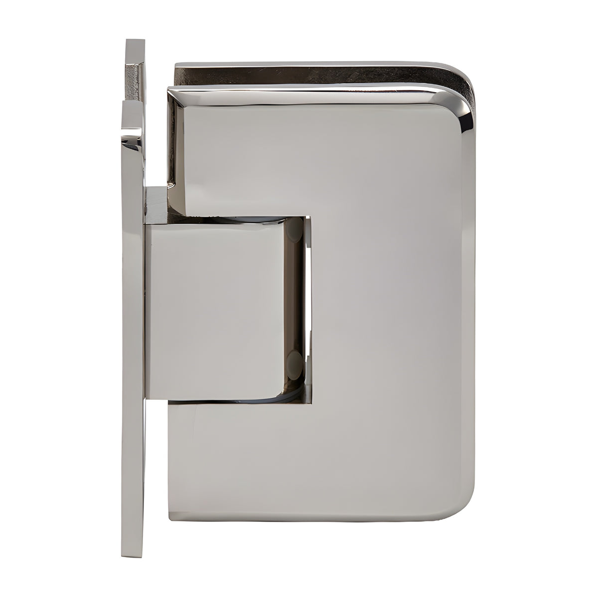 CRL Polished Nickel Plymouth Series Wall Mount 'H' Back Plate Hinge