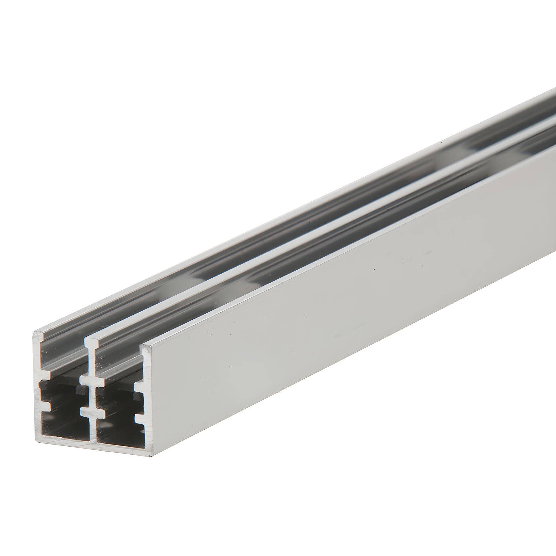 CRL Polished Aluminum Finish Rollertrack Bottom Track