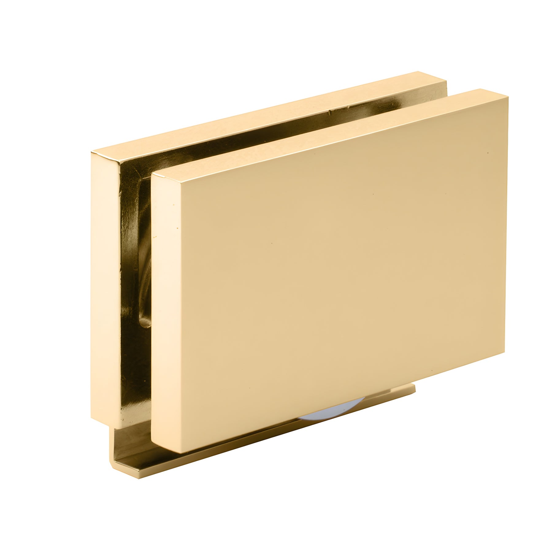 CRL Polished Brass Square Cornered Rollers for Essence® Series Sliding System