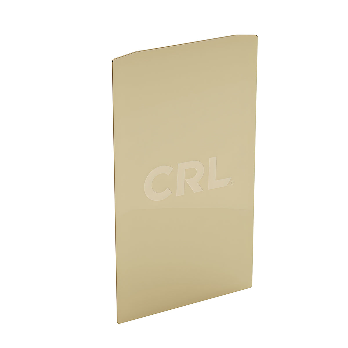 CRL TurboFlex Fascia-mount Polished Brass End Cap