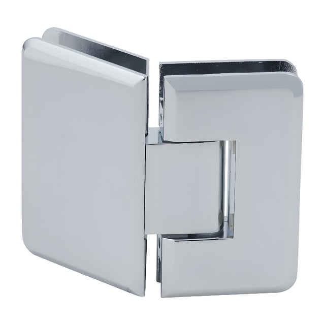 CRL Polished Chrome Cologne 045 Series 135º Glass-to-Glass Hinge