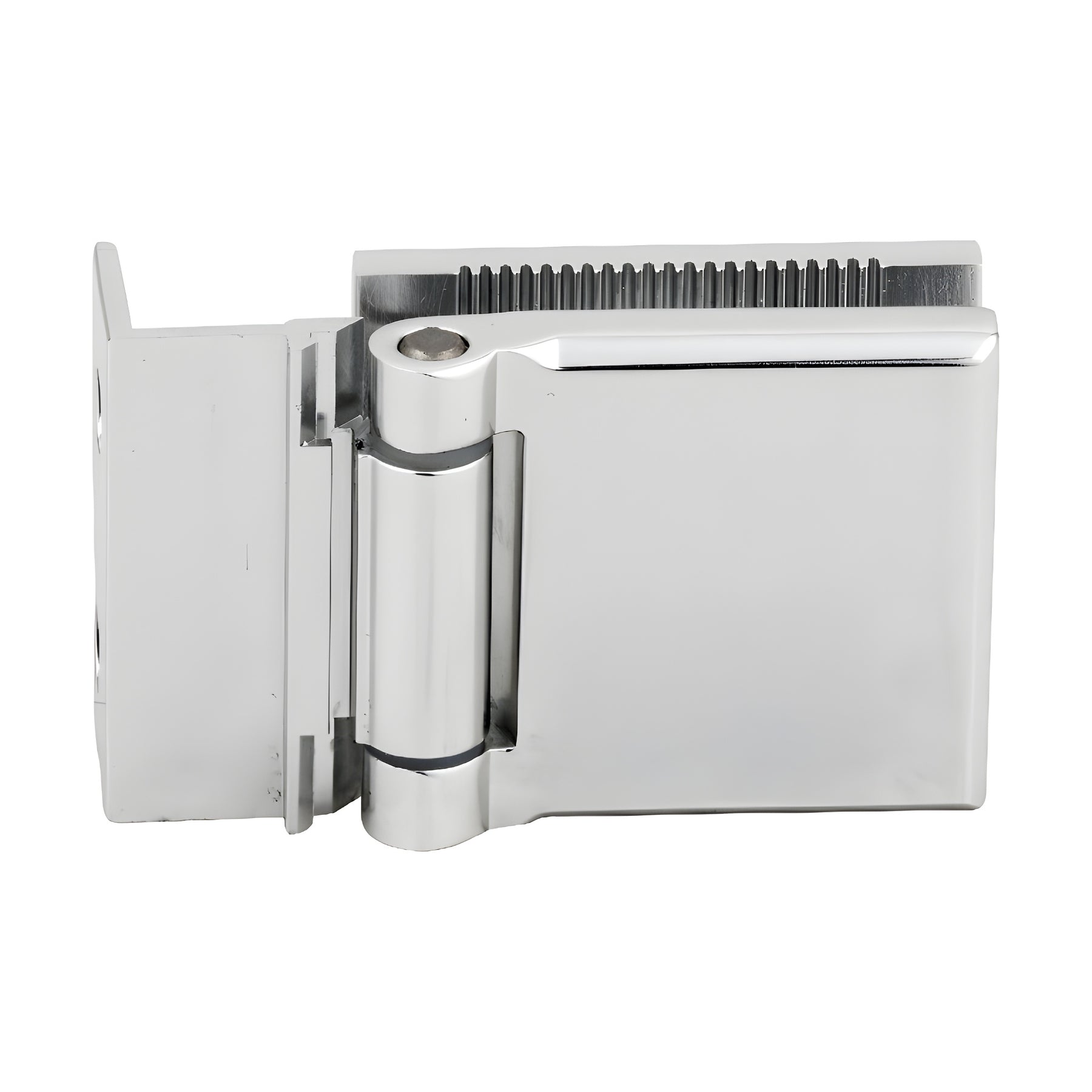 CRL Polished Chrome Mini Hinge - 'L' Plate Style