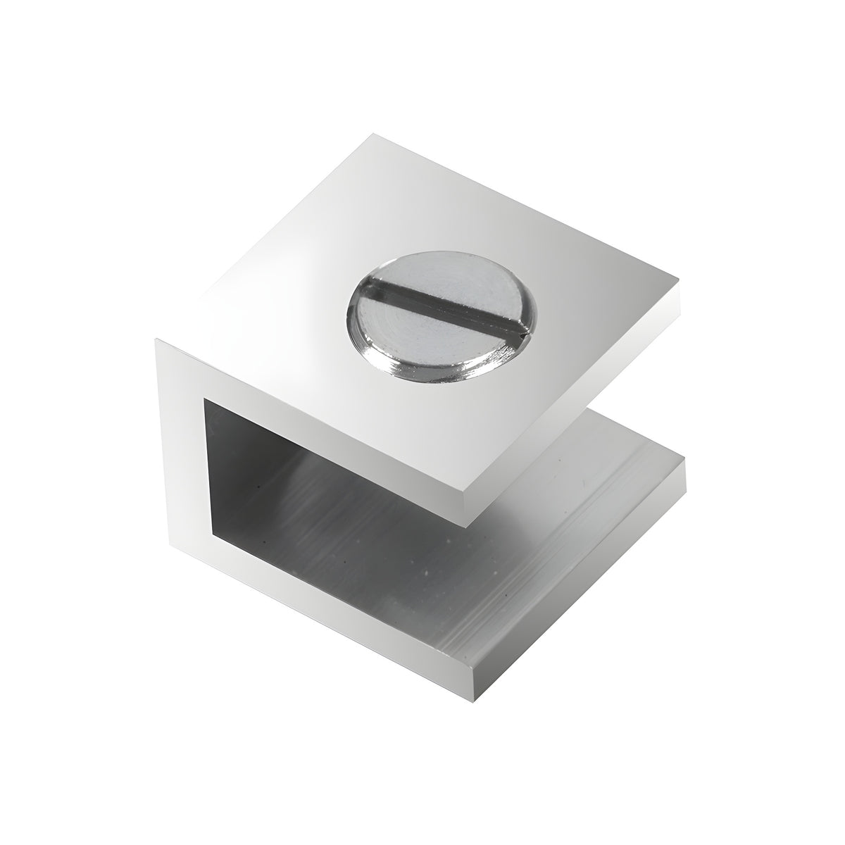CRL Chrome Set Screw Clamp for 3/16" to 1/4" Glass - 10/Pk