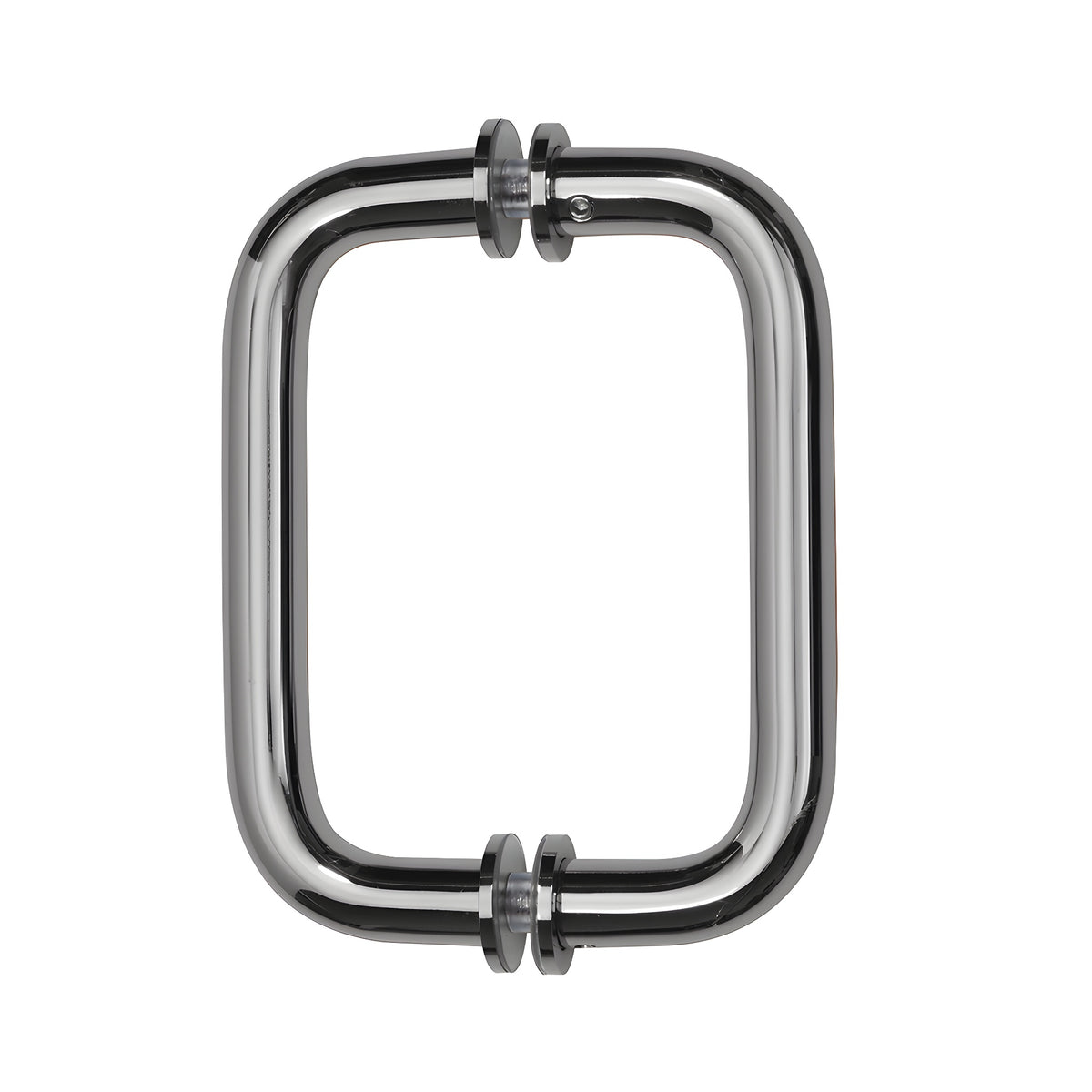 CRL Polished Chrome 6" Tubular Back-to-Back 3/4" Diameter Shower Door Pull Handles