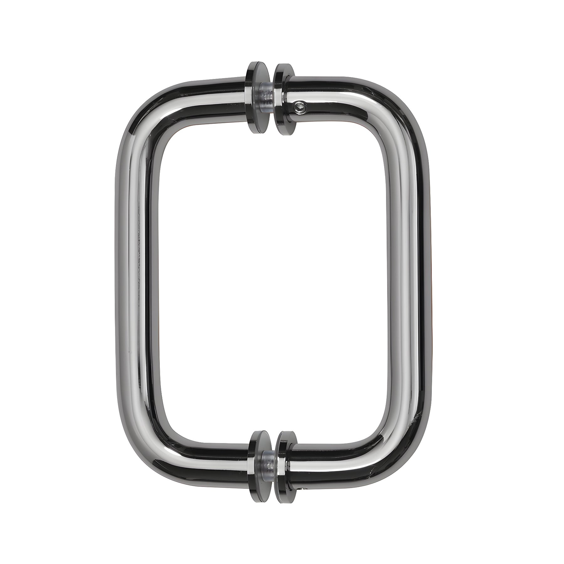 CRL Polished Chrome 6" Tubular Back-to-Back 3/4" Diameter Shower Door Pull Handles