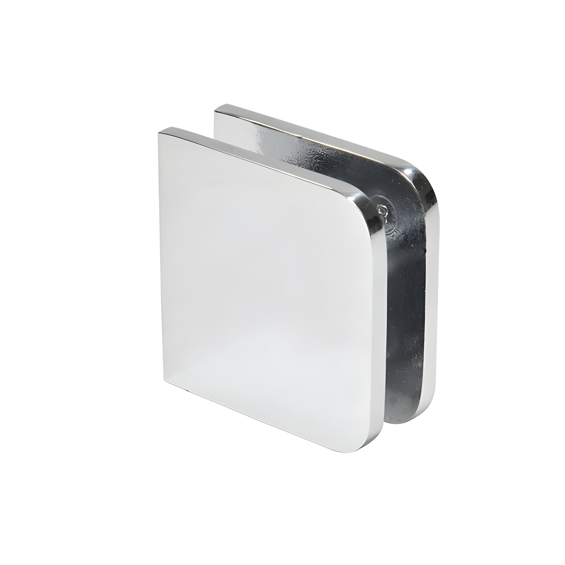 CRL Polished Chrome Traditional Style Fixed Panel U-Clamp