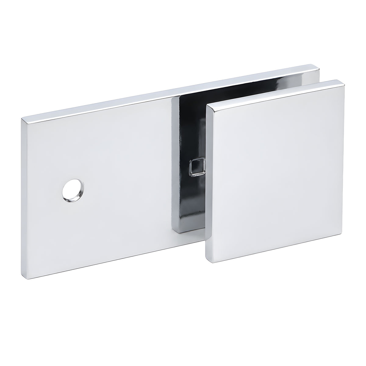 CRL Polished Chrome 'Y' Inline Square Corner Glass Clamp