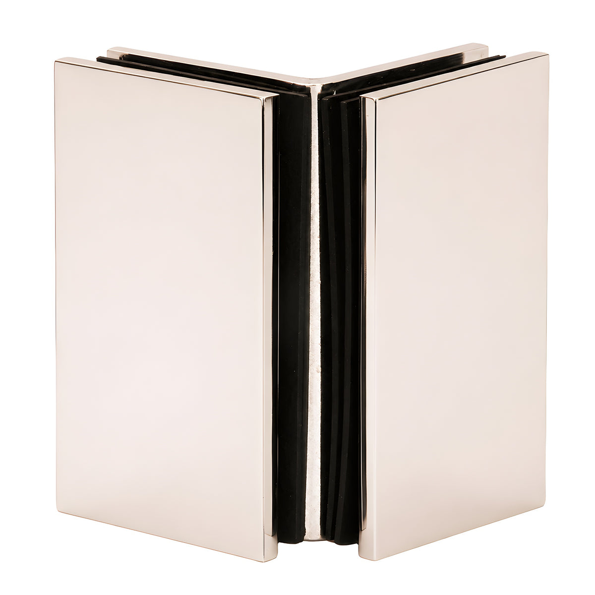 CRL Polished Nickel Geneva Series Glass-to-Glass Bracket