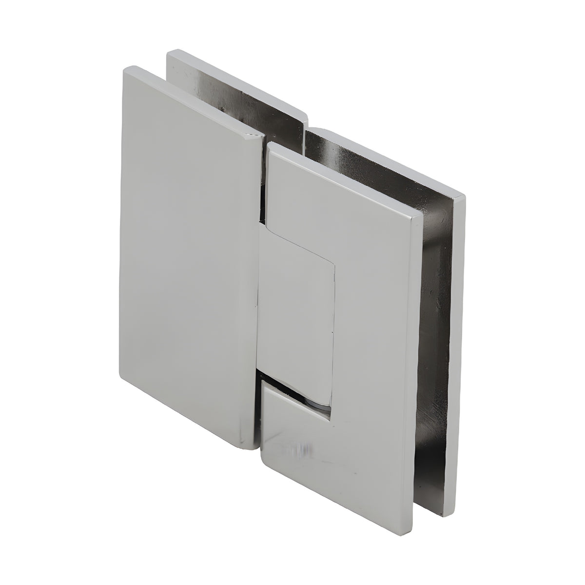 CRL Polished Nickel Geneva 580 Series 180 Degree Glass-to-Glass Hinge with 5 Degree Offset