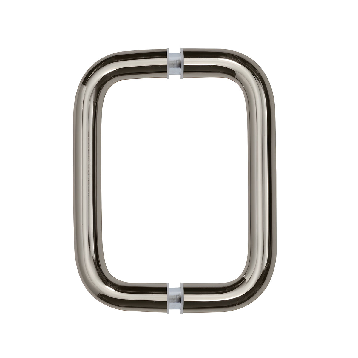 CRL Polished Nickel 6" Back-to-Back Solid Brass 3/4" Diameter Pull Handles Without Metal Washers
