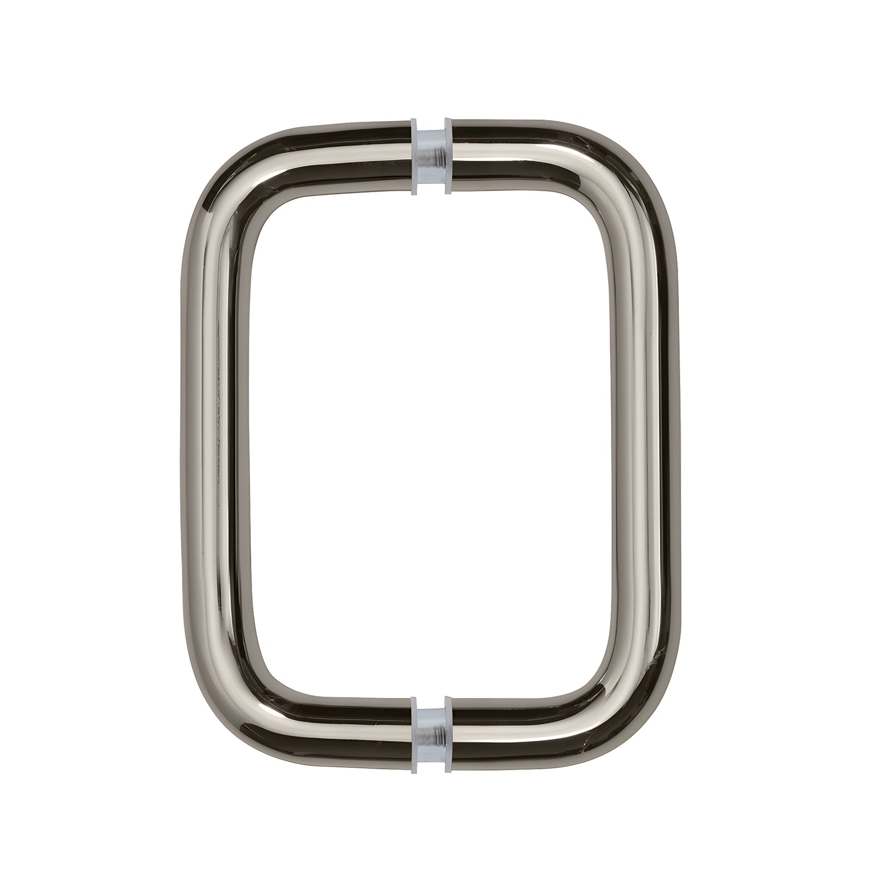 CRL Polished Nickel 6" Back-to-Back Solid Brass 3/4" Diameter Pull Handles Without Metal Washers