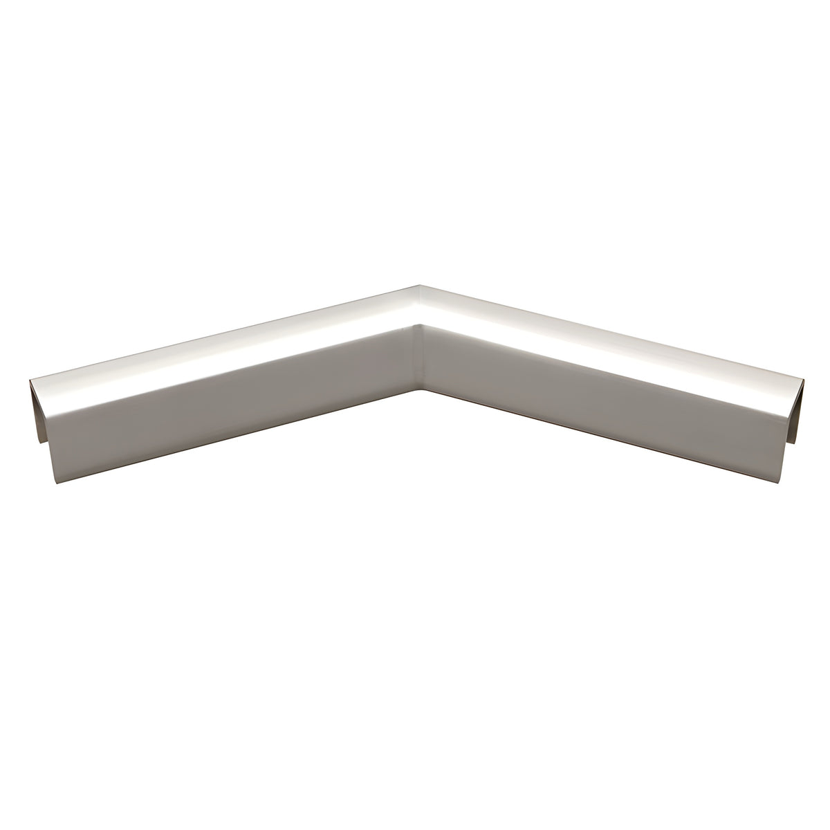 CRL 316 Polished Stainless 11 Gauge 135 Degree Horizontal Corner for 1/2" Glass Low Profile Cap Rail