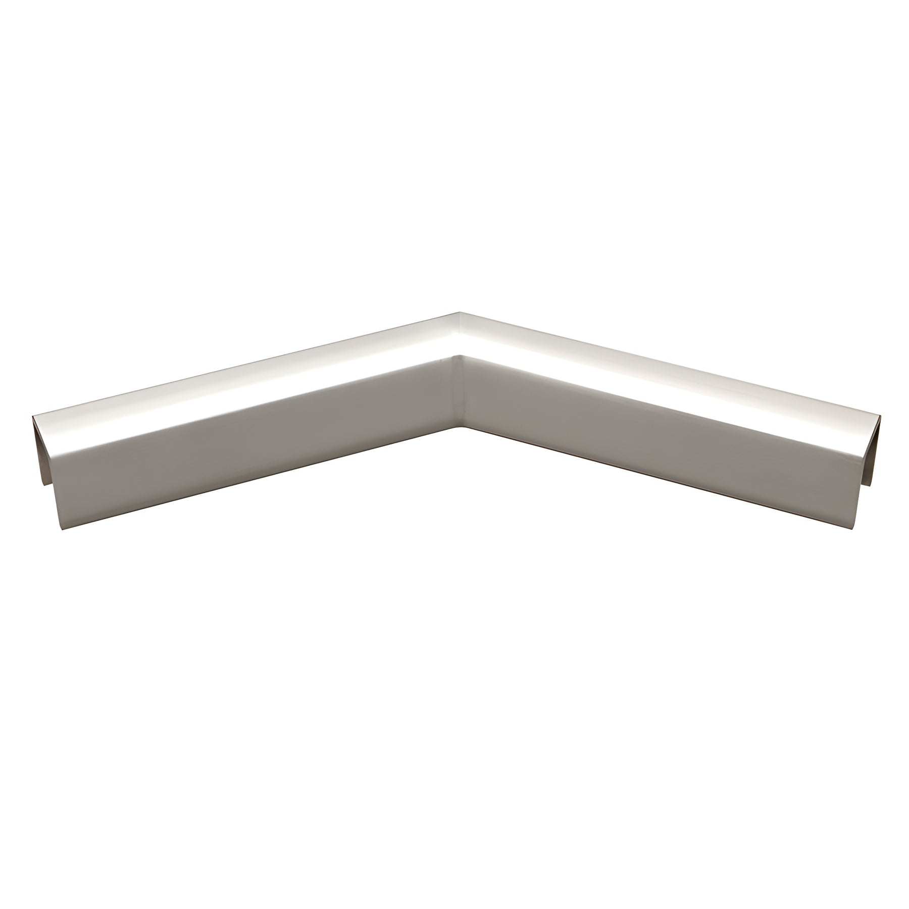 CRL 316 Polished Stainless 11 Gauge 135 Degree Horizontal Corner for 1/2" Glass Low Profile Cap Rail