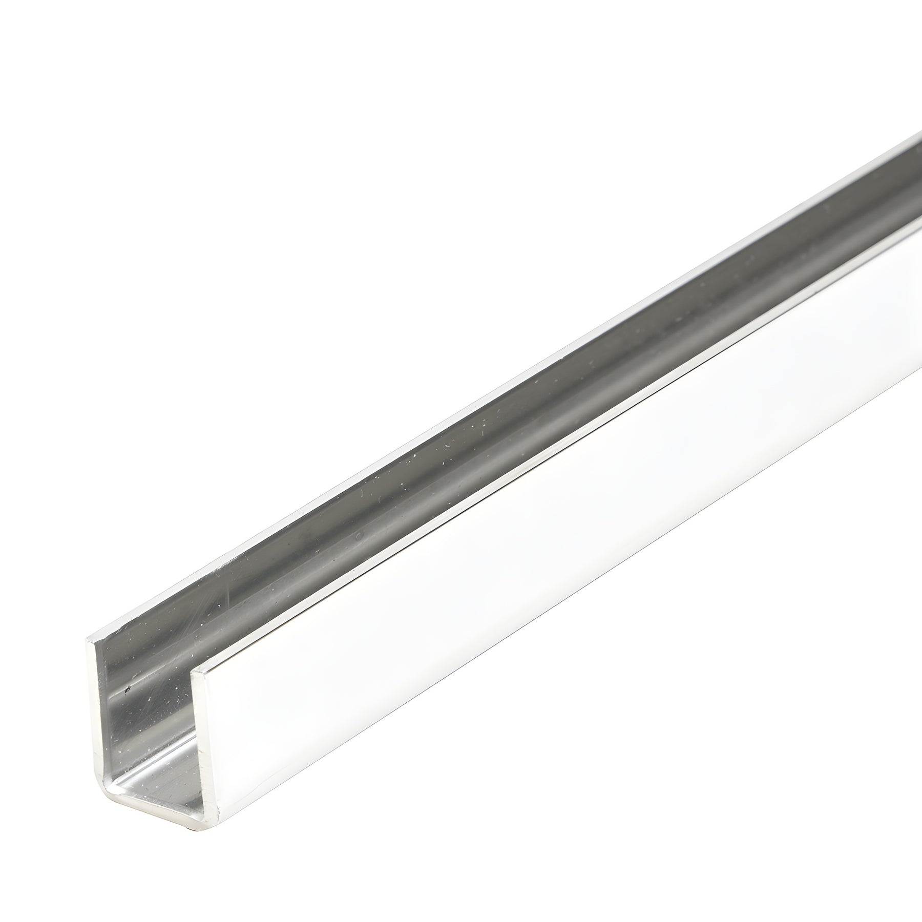 CRL 316 Polished Stainless 1/2" Fixed Panel Shower Door Deep U-Channel - 95"