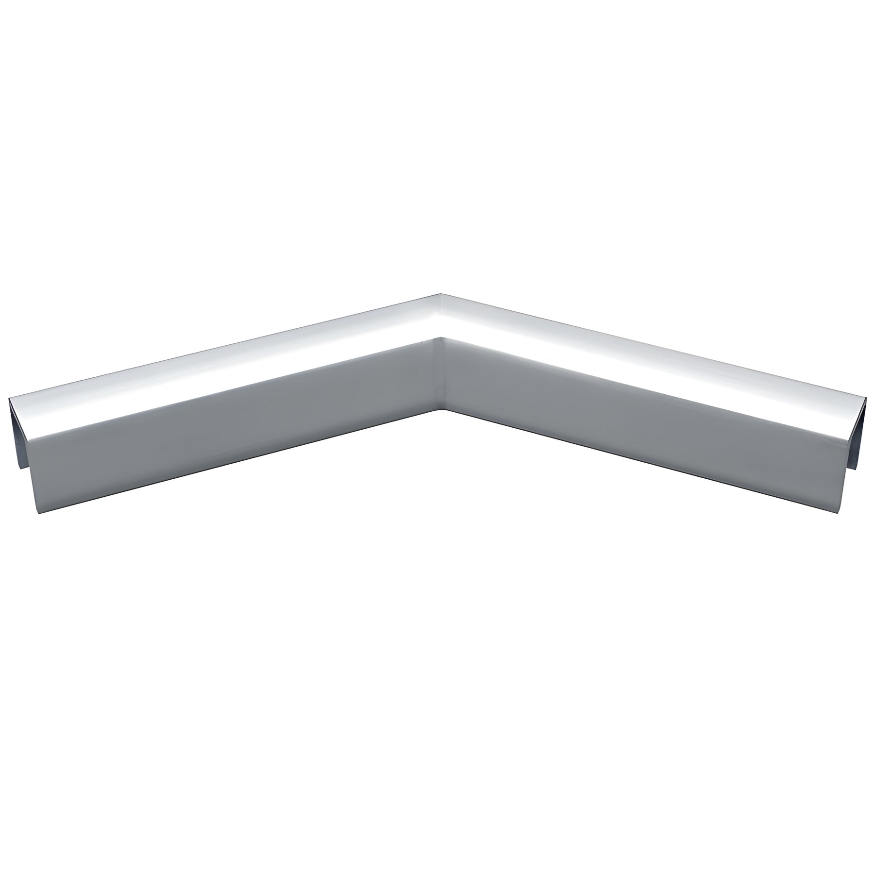 CRL Polished Stainless 11 Gauge 135 Degree Horizontal Corner for 1/2" Glass Crisp Corner Cap Rail