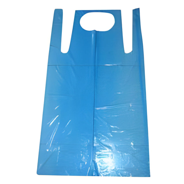 Poly Aprons, 38" x 60", 1.5 mil, Blue – 100/Bag